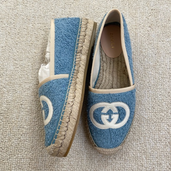 Gucci Terry Cloth Interlocking G Espadrilles - Picture 2 of 4